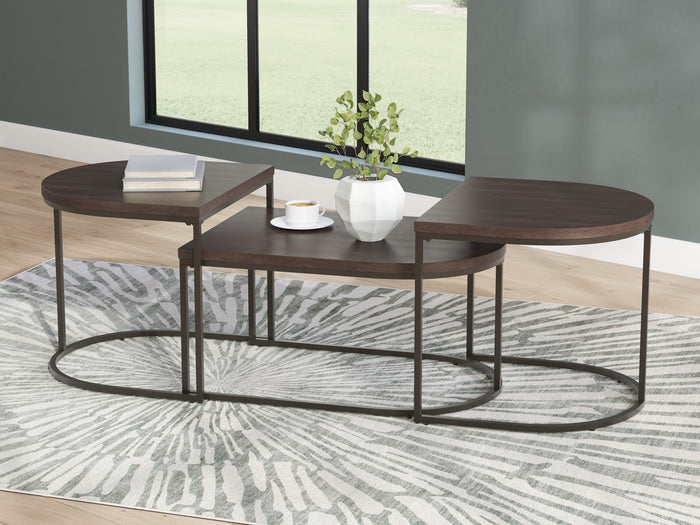 3 Piece Nesting Occasional Table Set