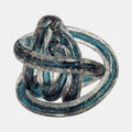 4" Blue Glass Knot - Adams Furniture