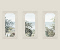 A Room With A View - Custom Sized Wallpaper Mural (per m2) - Light Grey