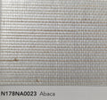 Abaca Natural Fibre Wallpaper - Silver Grey