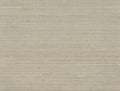 Abaca Natural Fibre Wallpaper - Silver Peony