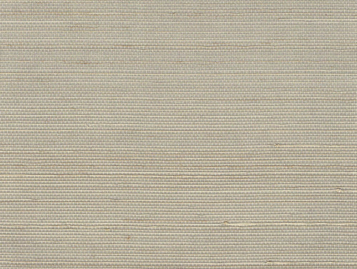 Abaca Natural Fibre Wallpaper - Silver Peony