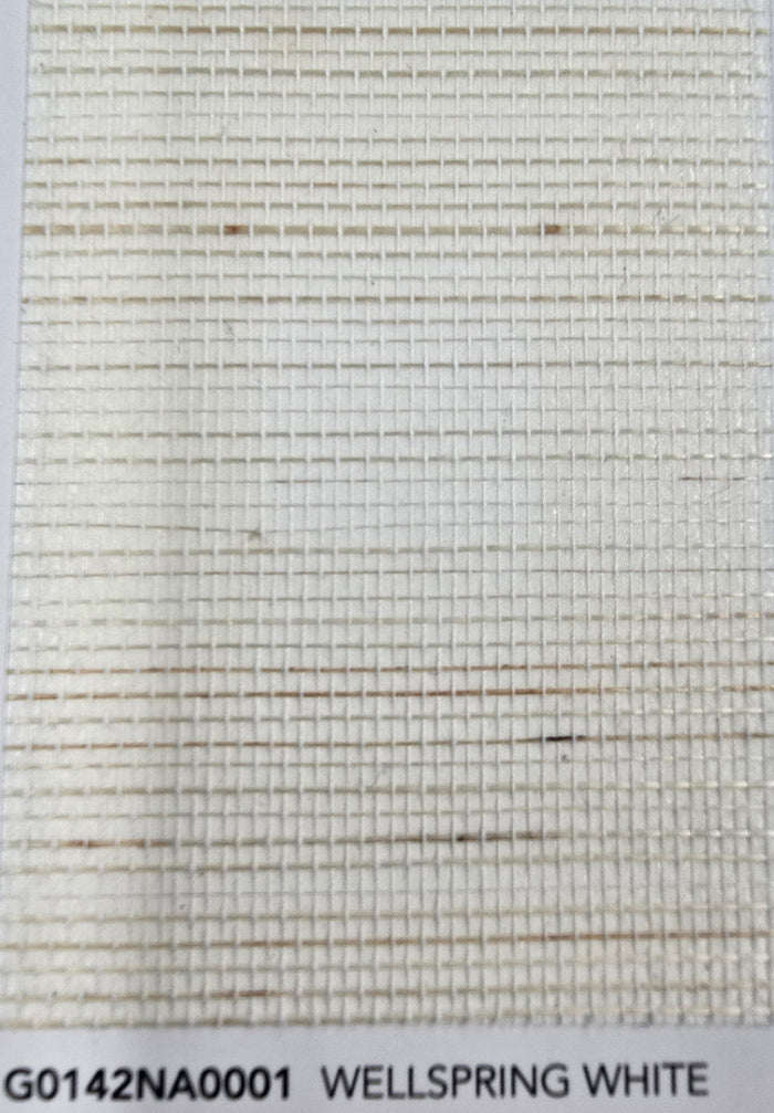 Abaca Natural Fibre Wallpaper - Wellspring White