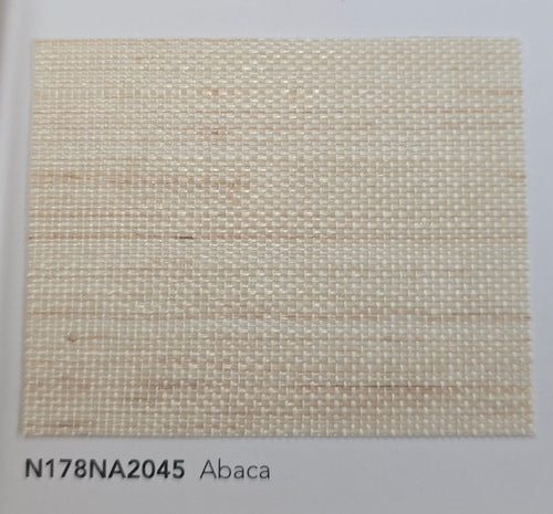 Abaca Natural Fibre Wallpaper - White Swan