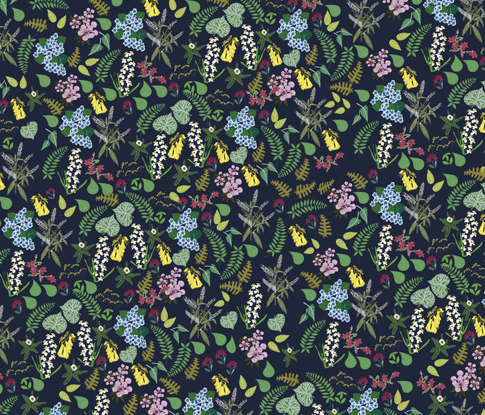 Abel Tasman - Dark Blue - Custom Sized Wallpaper Mural (per m2) (Copy)