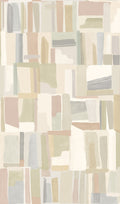 Abstract Cubes Wallpaper - Avocado Mist