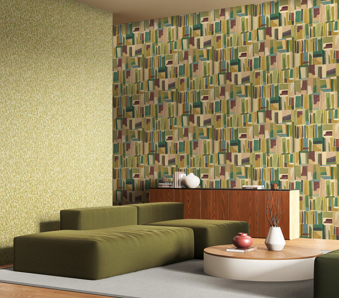 Abstract Cubes Wallpaper - Tawny Forest