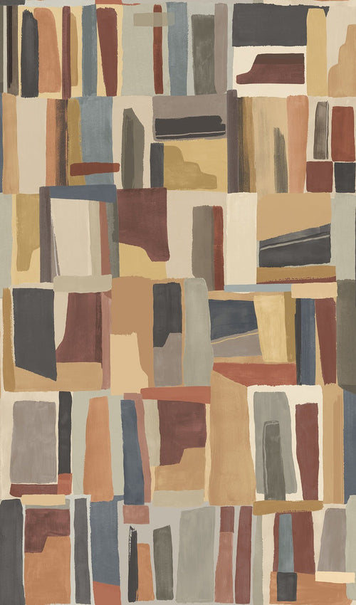 Abstract Cubes Wallpaper - Walnut Twist