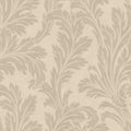 Acanthus Textured Wallpaper - Beige