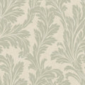 Acanthus Textured Wallpaper - Sage/Cream