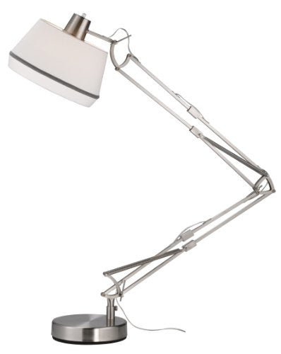 Adesso Adesso 5142-22 Grant Architect Floor Lamp, Satin Steel, Satin Steel