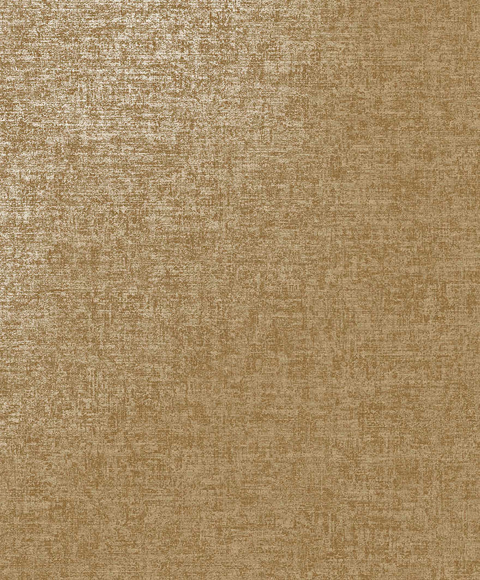 Ajanta wallpaper in Copper, showing a mottled linen-textured metallic copper finish