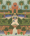 Alcazar Gardens Wallpaper - Terracotta Multi