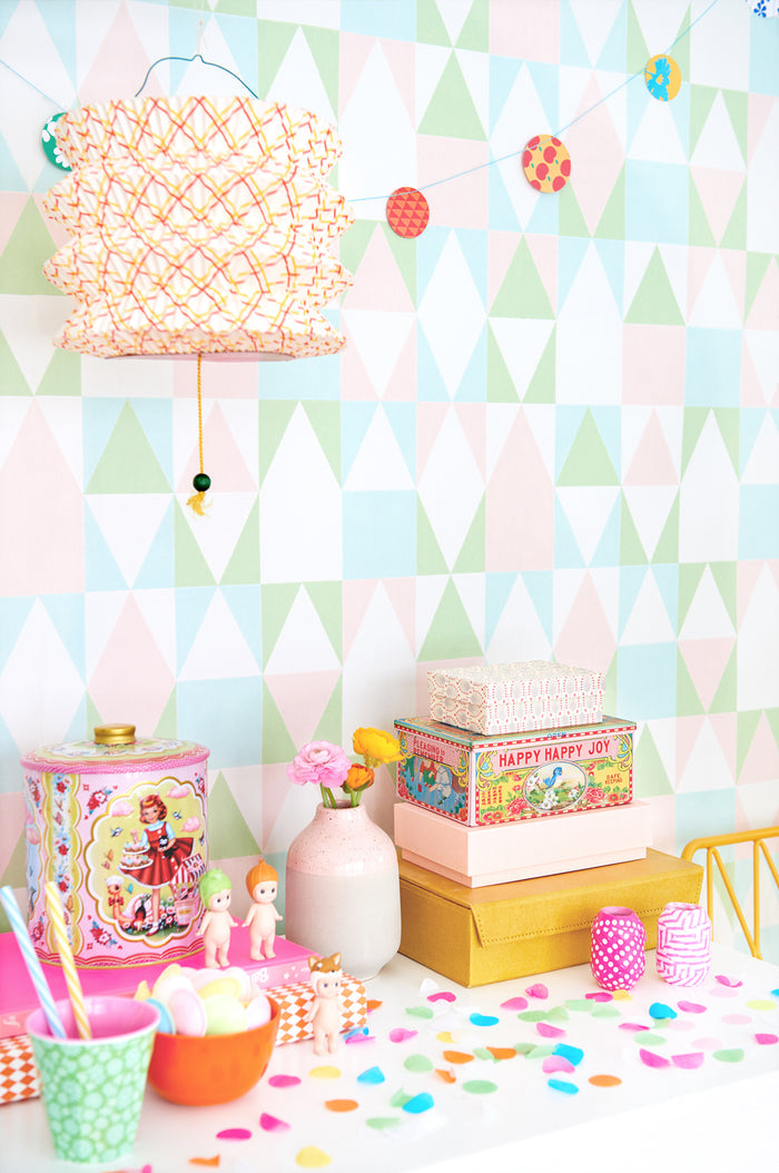 Alice Geometric Wallpaper - Candy