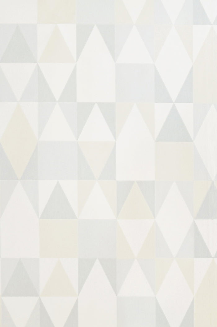 Alice Geometric Wallpaper - Grey