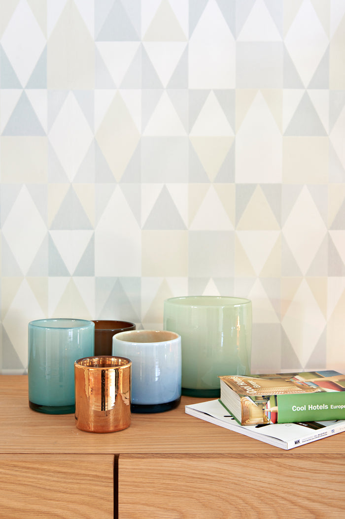 Alice Geometric Wallpaper - Grey