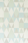 Alice Geometric Wallpaper - Turquoise