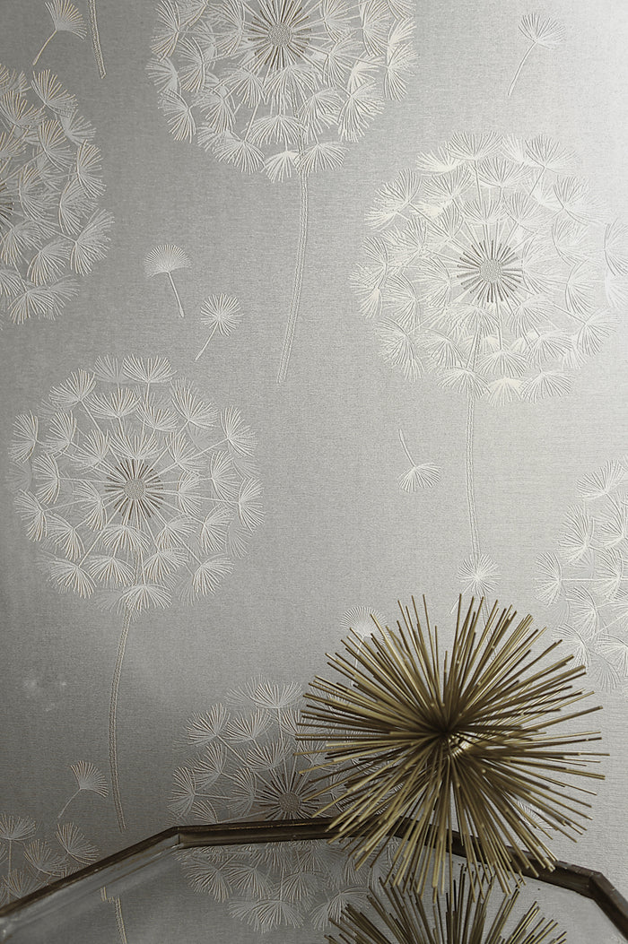 Allora - Brioso Wallpaper - Grey
