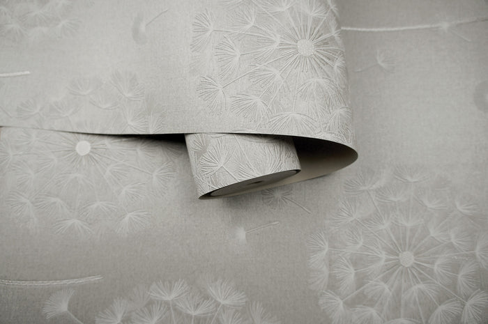 Allora - Brioso Wallpaper - Grey
