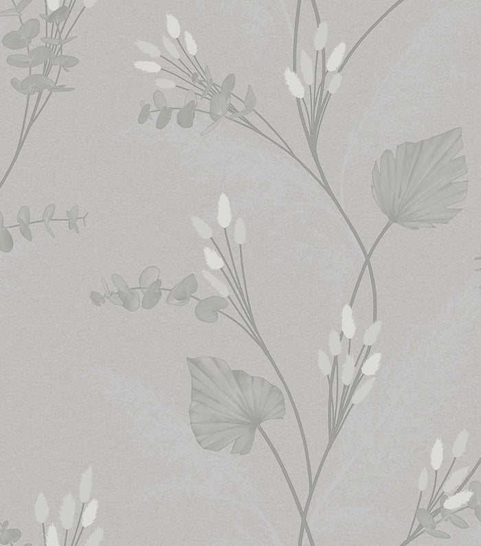 Amarante - Textured Wallapaper - Grey