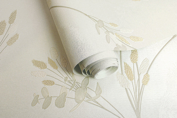 Amarante - Textured Wallpaper - Cream