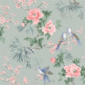 Amelie Chinoiseries Wallpaper - Sage