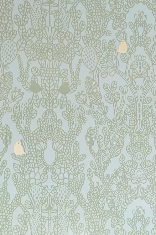 Amelie Wallpaper - Green