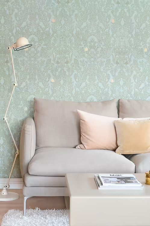 Amelie Wallpaper - Green