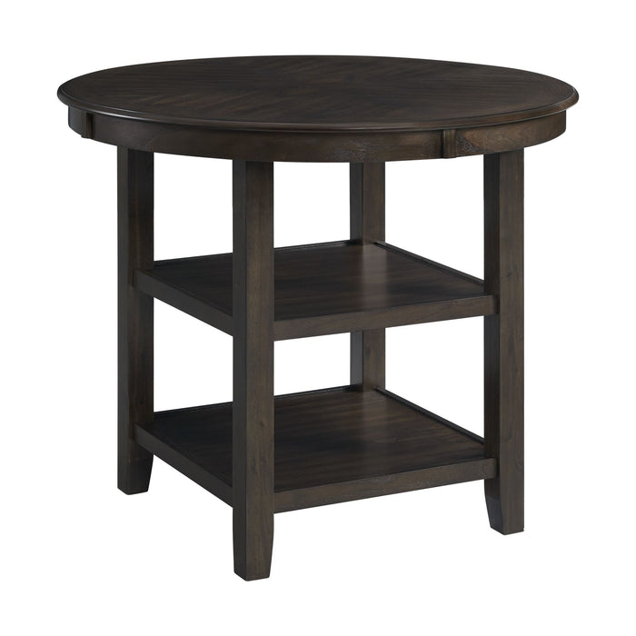Amherst Brown Counter Height Dining Table - Adams Furniture