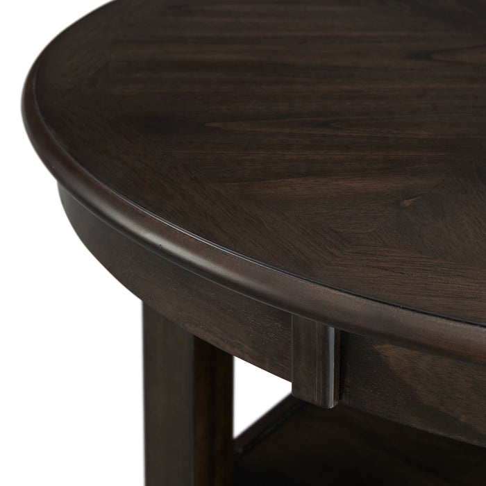 Amherst Brown Counter Height Dining Table - Adams Furniture