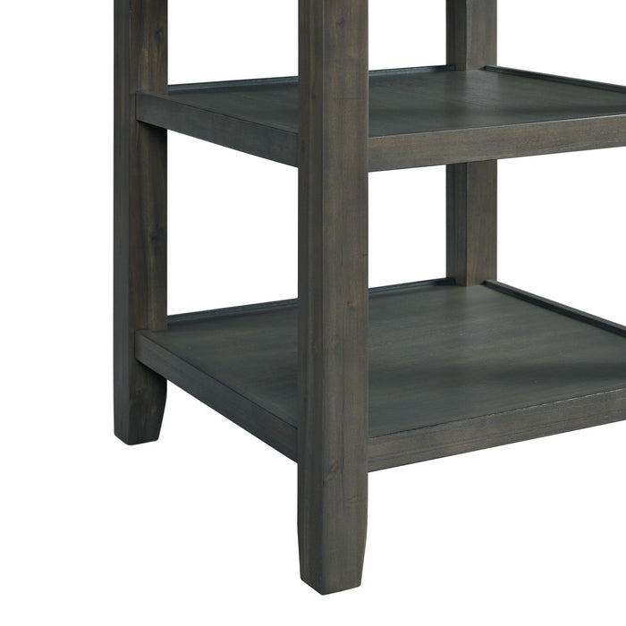 Amherst Grey Counter Height Dining Table - Adams Furniture