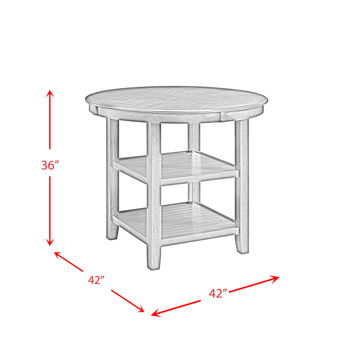 Amherst Grey Counter Height Dining Table - Adams Furniture