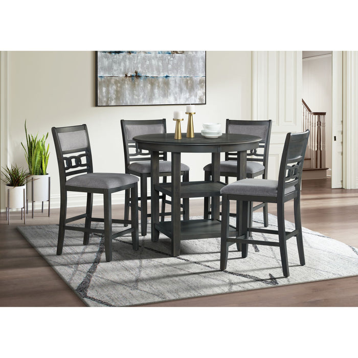 Amherst Grey Counter Height Dining Table - Adams Furniture