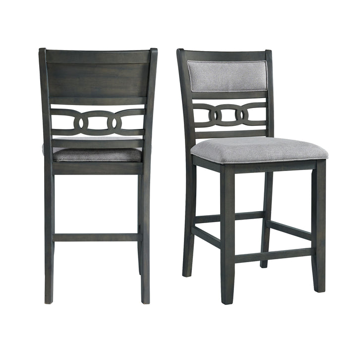 Amherst Grey Counter Stool (Set of 2) - Adams Furniture