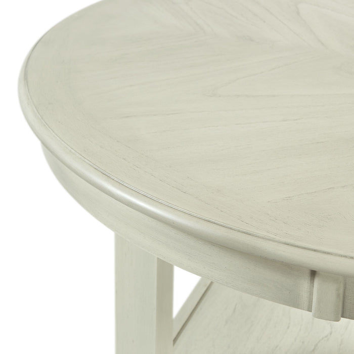 Amherst White Counter Height Dining Table - Adams Furniture
