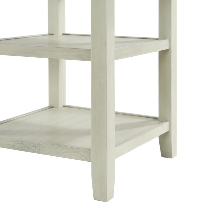 Amherst White Counter Height Dining Table - Adams Furniture