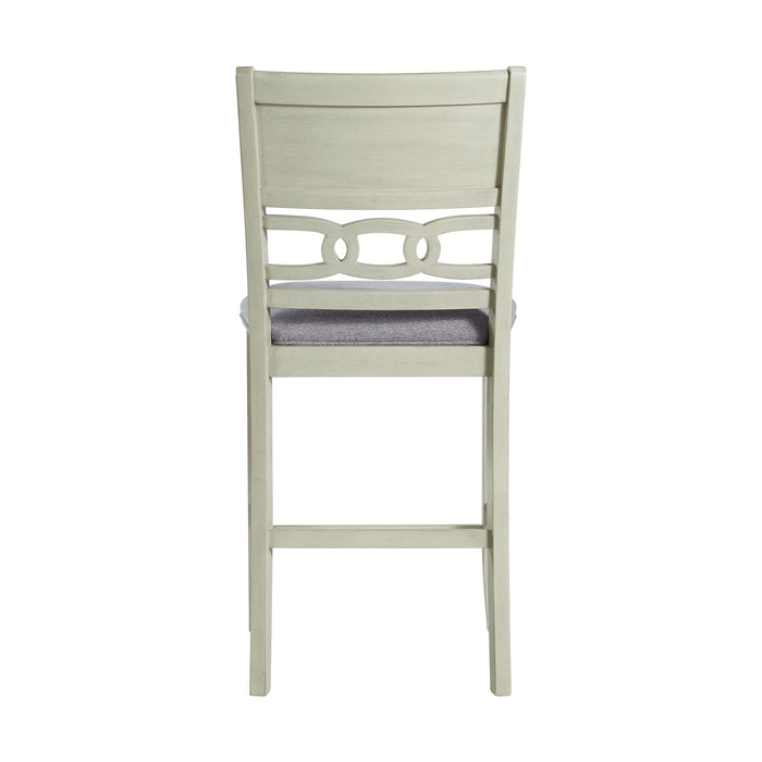 Amherst White Counter Stool (Set of 2) - Adams Furniture