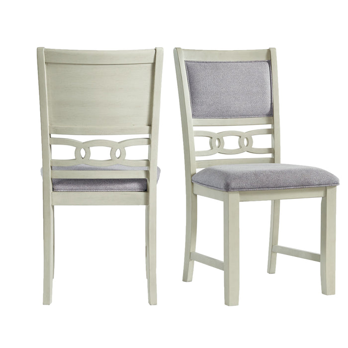 Amherst White Dining Chair (Set of 2) - Adams Furniture