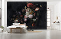 Amsterdam Flowers - Custom Sized Wallpaper Mural (per m2)