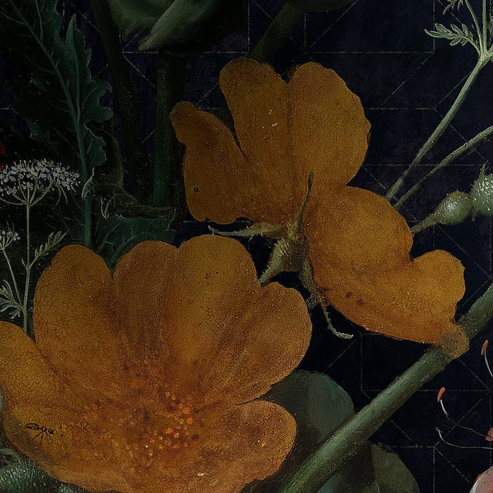 Amsterdam Flowers - Custom Sized Wallpaper Mural (per m2)