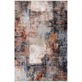 Ana 5x8 Red/Cream Area Rug - Adams Furniture