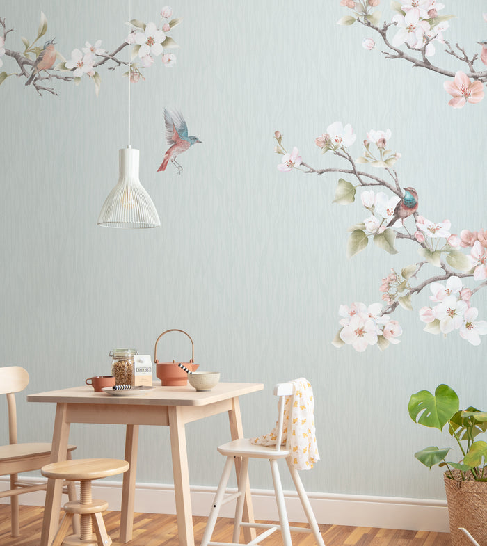 Apple Blossom - Custom Sized Wallpaper Mural (per m2)