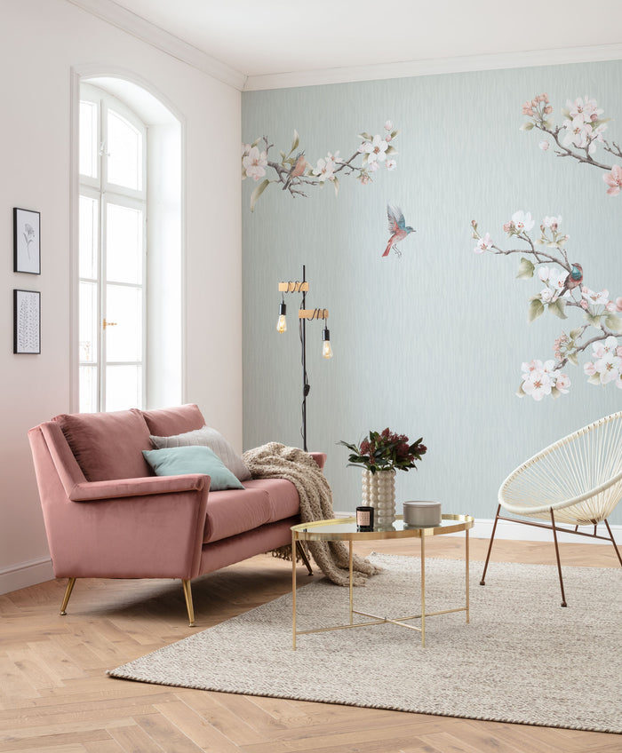 Apple Blossom - Custom Sized Wallpaper Mural (per m2)