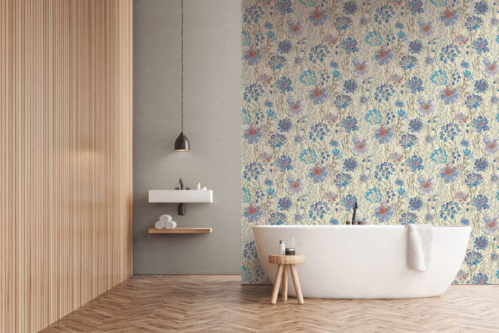 Aquarell Dreams Wallpaper - Blue