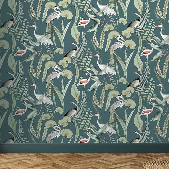 Aquatic Kivu Wallpaper - Turquoise