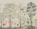Arboretum Exotic Tropical Garden - Custom sized wallpaper mural (per/m2) - Stone