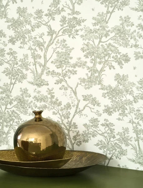 Arbre - Magical Forest Wallpaper - Almond