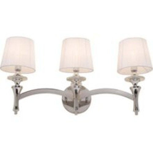 Artcraft Lighting AC3833 Contempra 3-Lite Wall Sconce Light, Chrome