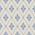 Astrid Flora Wallpaper - Blue