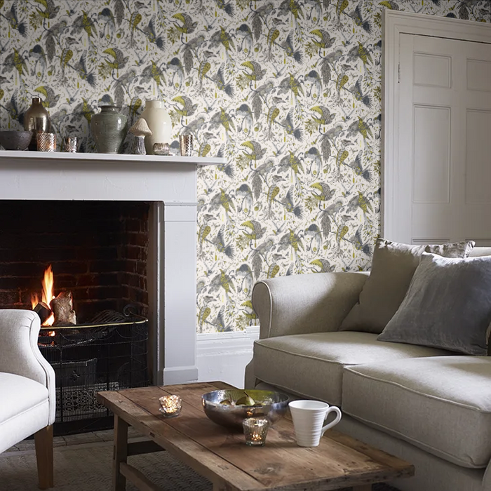 Audubon by Emma J Shipley Wallpaper - Gold
